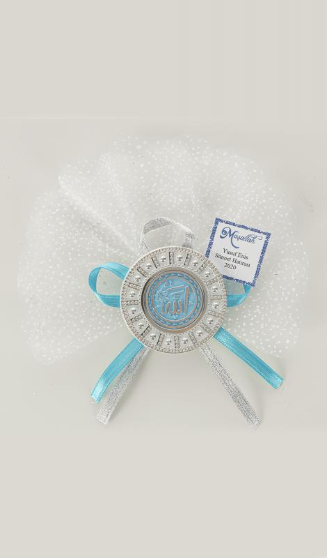 Yuvarlak Mika Allah Yazılı Sünnet Şekeri