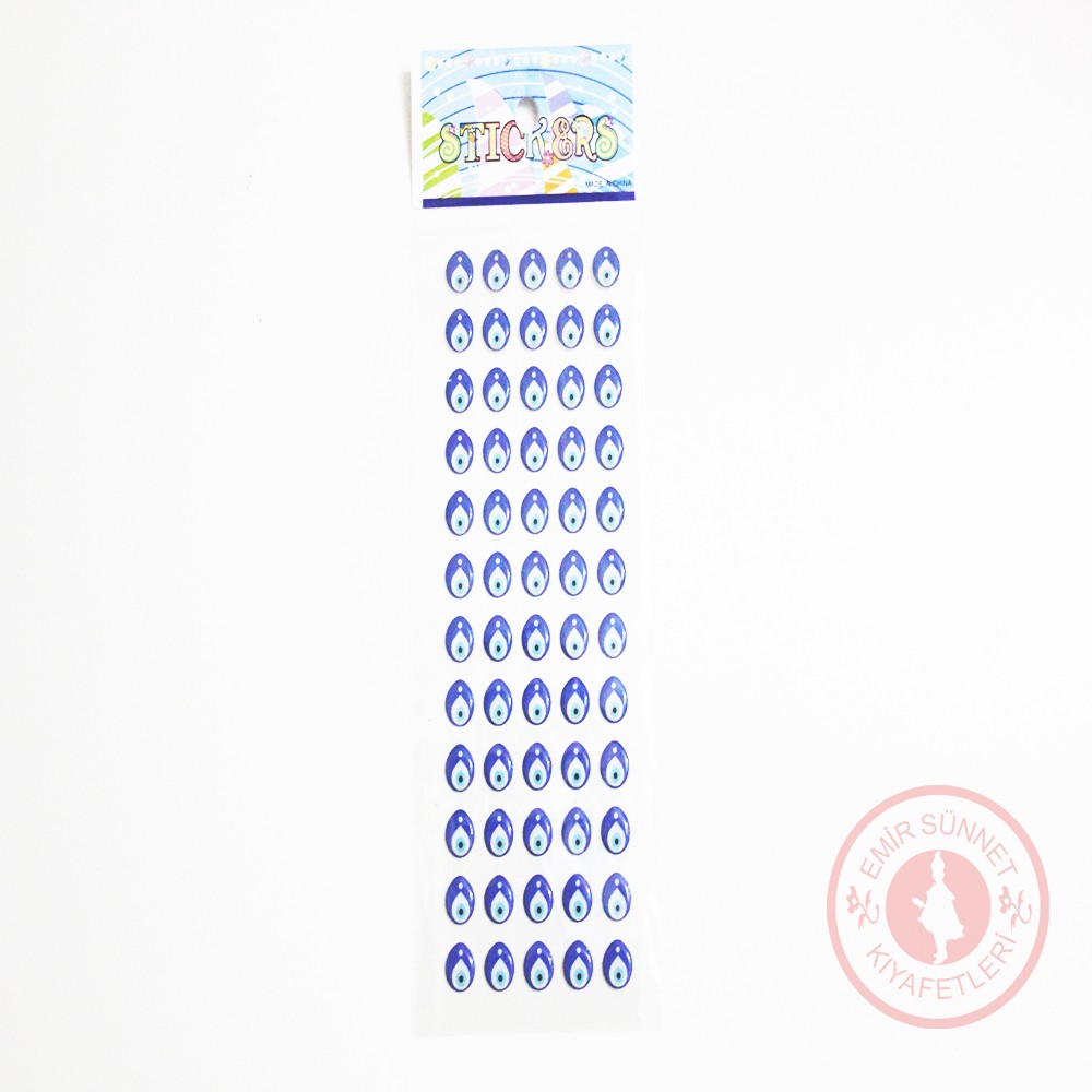 60 Adet Nazarlık Sticker Sünnet Süsü