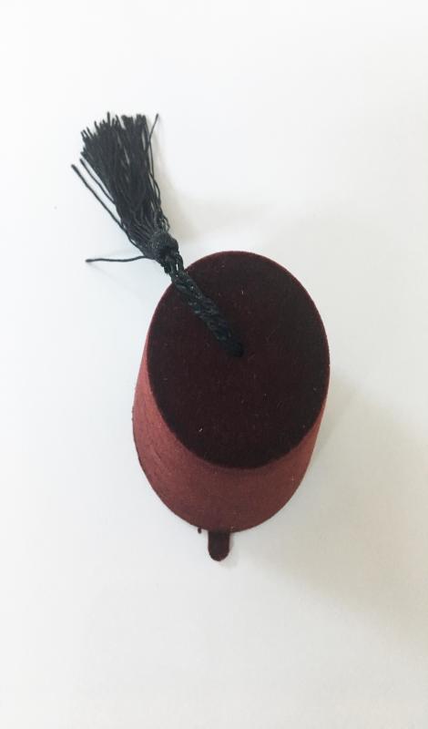 Bordo Fes Sünnet Şekeri Kutusu 