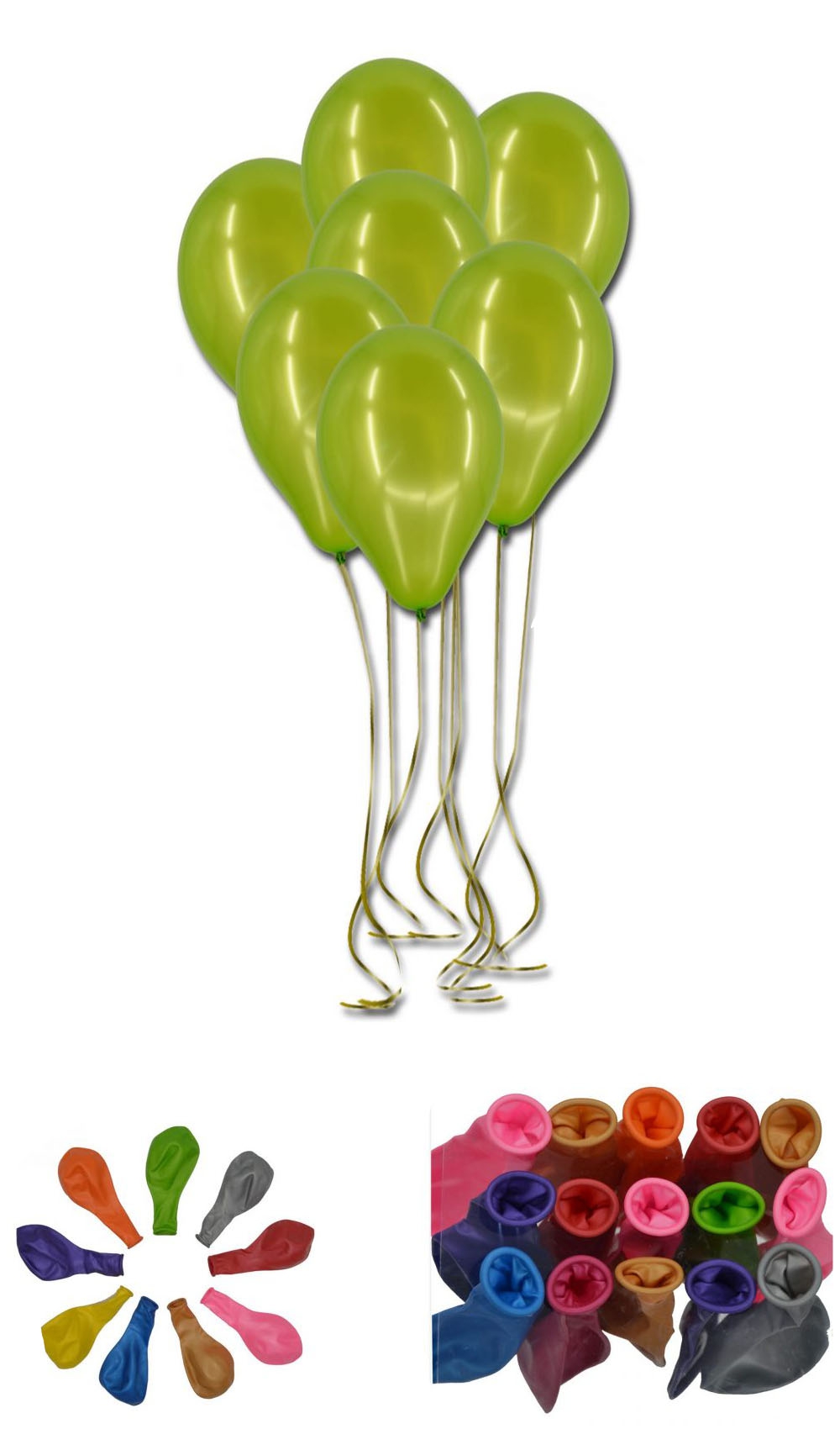 10’lu Metalik Balon 12 inç, Yeşil